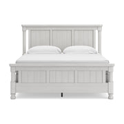 Rowlenstown Antique White King Poster Bed - PCB823B10