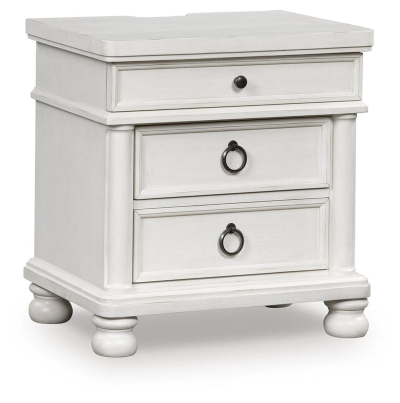 Rowlenstown Antique White Nightstand - PCB823-93