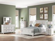 Rowlenstown Antique White Queen Poster Bed - PCB823B8