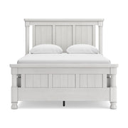 Rowlenstown Antique White Queen Poster Bed - PCB823B8