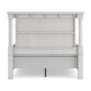 Rowlenstown Antique White Queen Poster Bed - PCB823B8