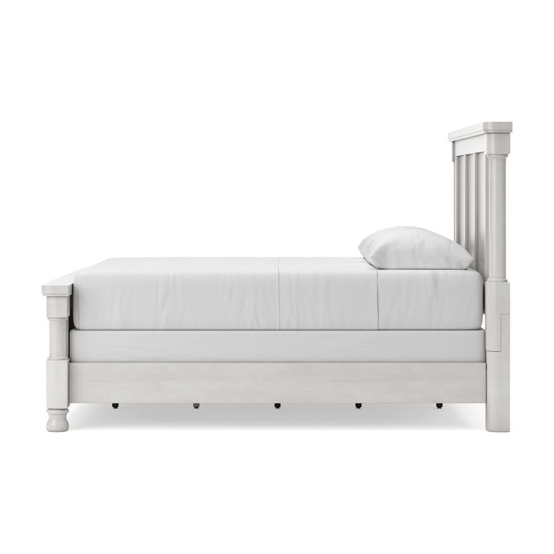 Rowlenstown Antique White Queen Poster Bed - PCB823B8