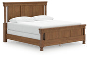 Rowlenstown Brown California King Poster Bed - PCB824B5