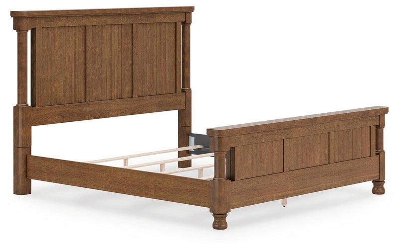 Rowlenstown Brown California King Poster Bed - PCB824B5