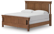 Rowlenstown Brown California King Poster Bed - PCB824B5