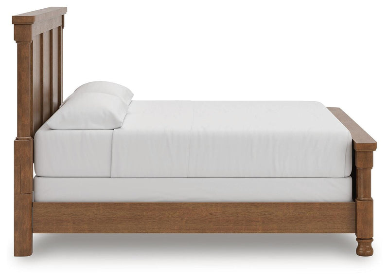 Rowlenstown Brown California King Poster Bed - PCB824B5