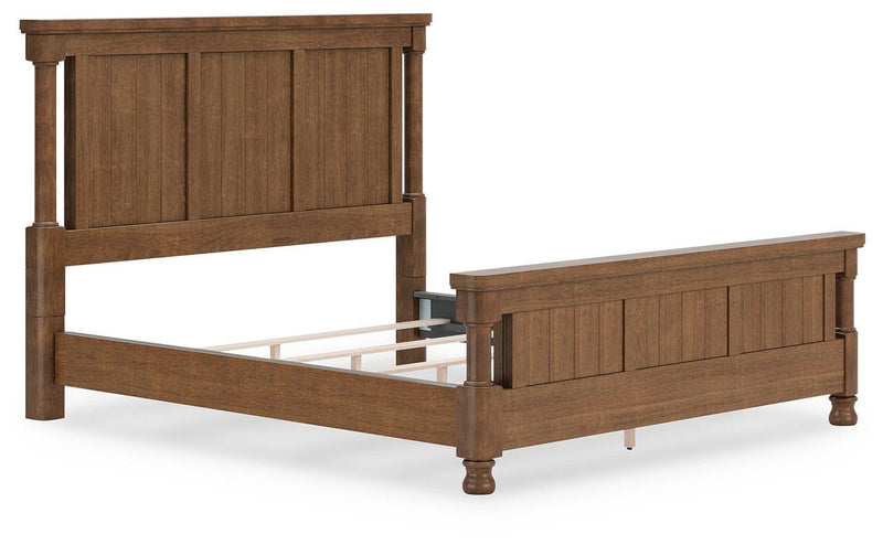 Rowlenstown Brown King Poster Bed - PCB824B4