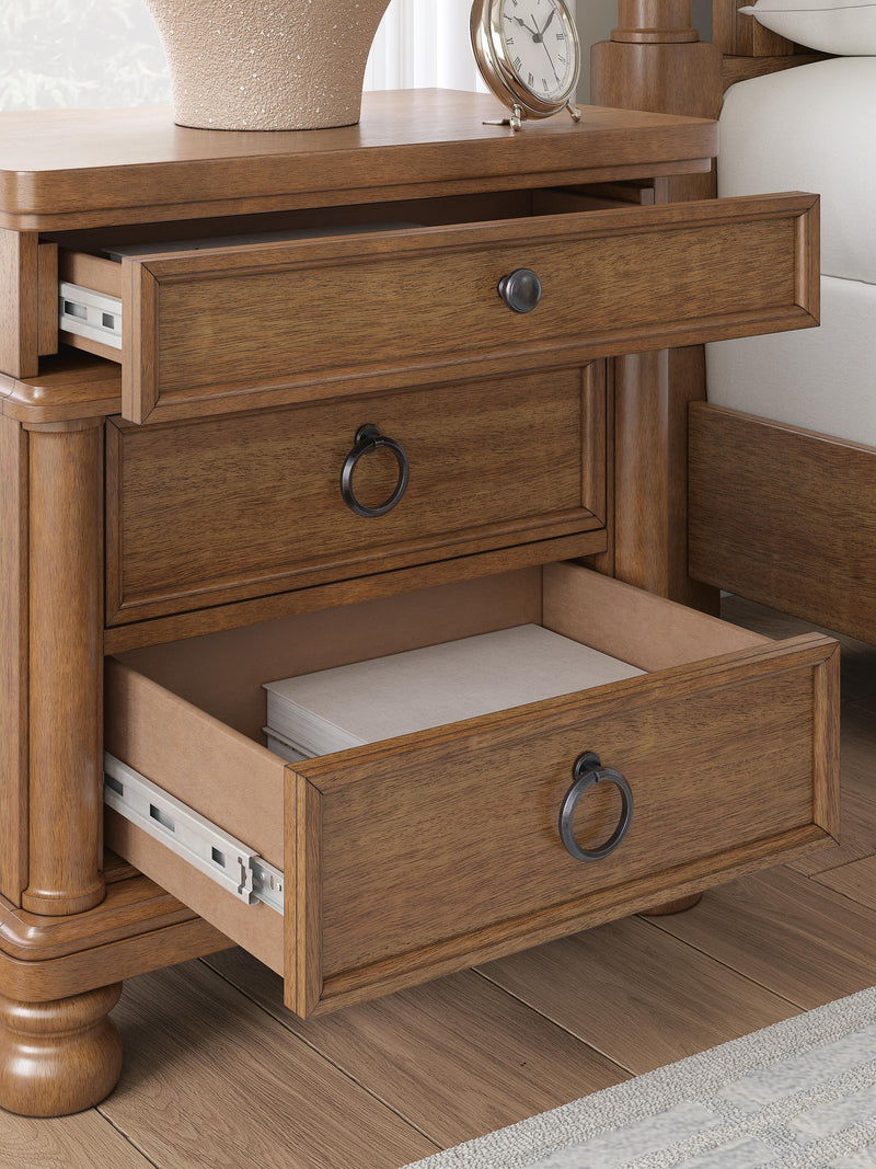 Rowlenstown Brown Nightstand - PCB824-93
