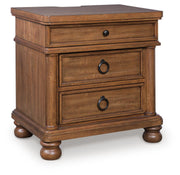 Rowlenstown Brown Nightstand - PCB824-93