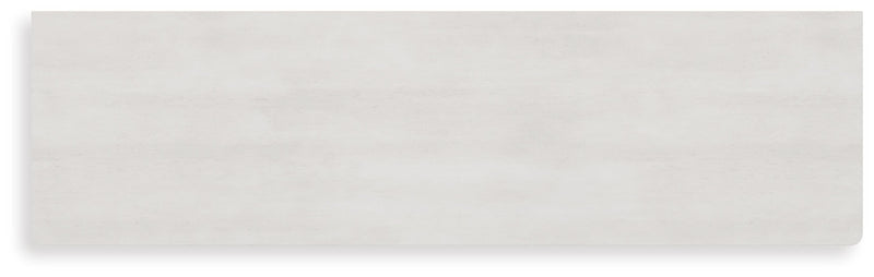 Rowlenstown California King Poster Bed, Dresser and Nightstand in Antique White - PKG023880