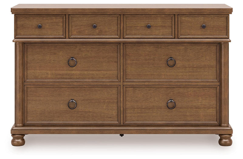 Rowlenstown King Poster Bed, Dresser and 2 Nightstands - PCB824B6