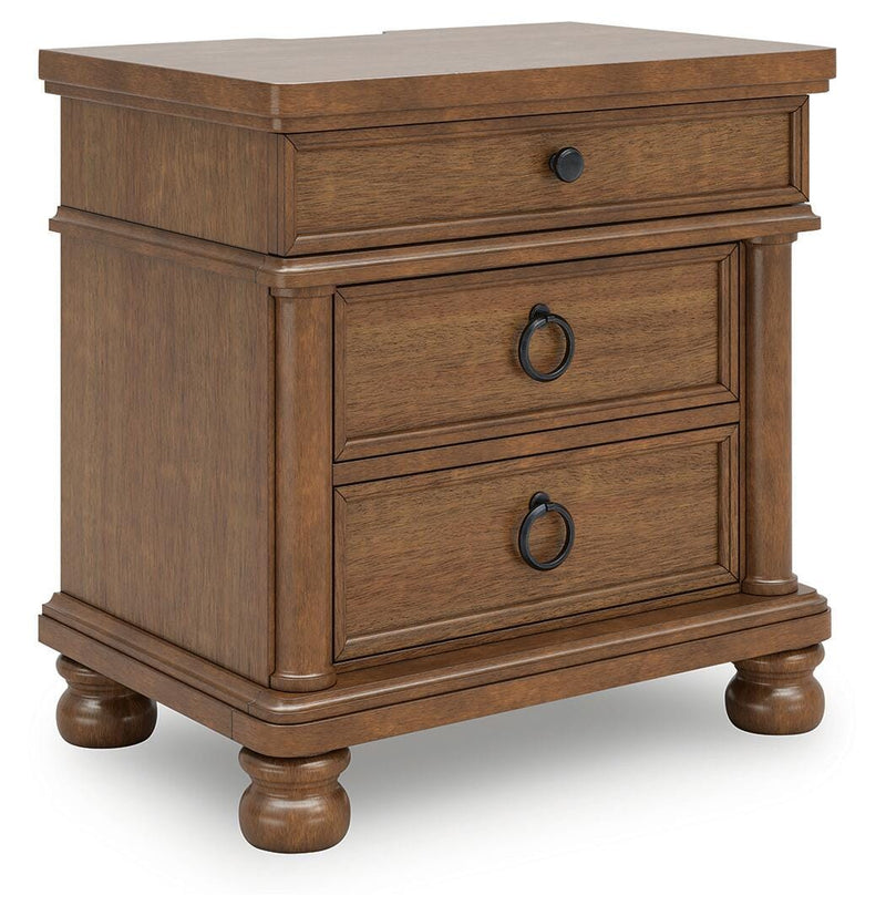 Rowlenstown King Poster Bed, Dresser and 2 Nightstands - PCB824B6