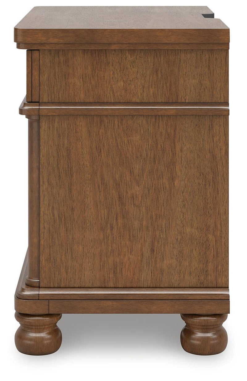 Rowlenstown King Poster Bed, Dresser and 2 Nightstands - PCB824B6