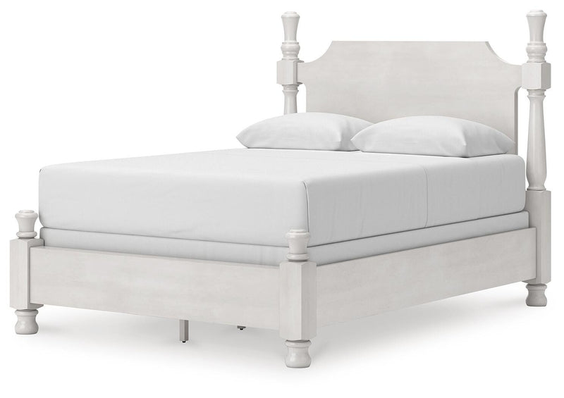 Rowlenstown Queen Poster Bed, Dresser and Mirror - PCB823B3