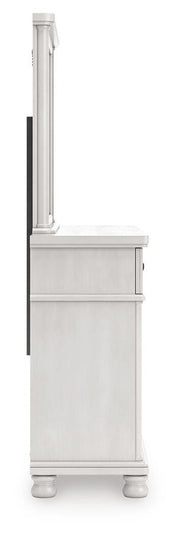 Rowlenstown Queen Poster Bed, Dresser and Mirror - PCB823B3