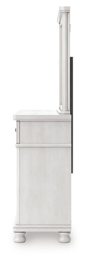 Rowlenstown Queen Poster Bed, Dresser and Mirror - PCB823B3