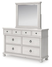 Rowlenstown Queen Poster Bed, Dresser and Mirror - PCB823B3