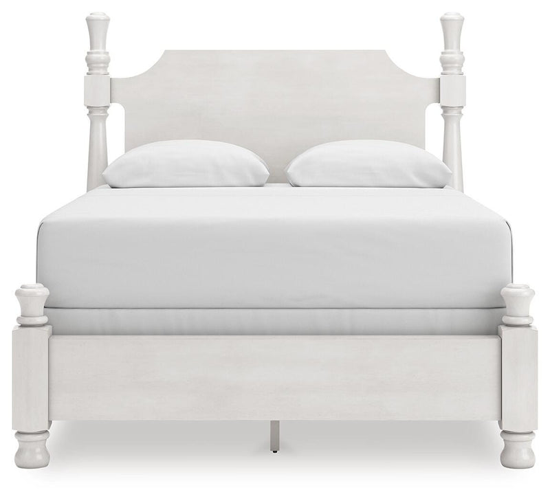 Rowlenstown Queen Poster Bed, Dresser and Mirror - PCB823B3