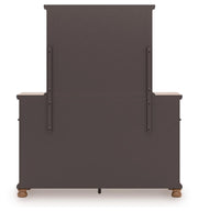 Rowlenstown Queen Poster Bed, Dresser and Mirror - PCB824B3