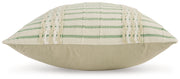 Rowton White/Green Pillow - A1001072P