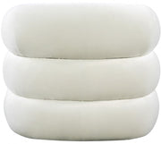 Roxbury Velvet Upholstered Accent Chair in Cream - 525Cream