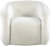 Roxbury Velvet Upholstered Accent Chair in Cream - 525Cream