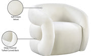 Roxbury Velvet Upholstered Accent Chair in Cream - 525Cream