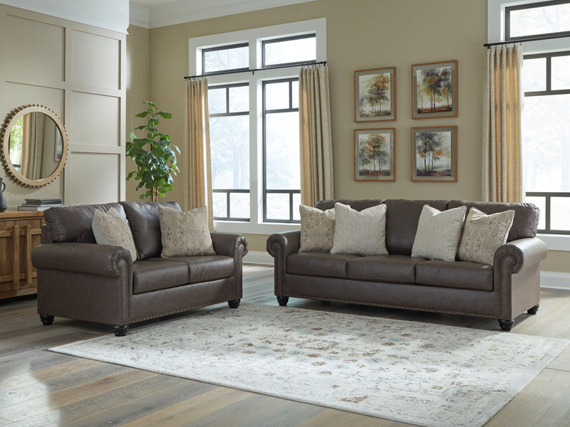 Roxmere Umber Living Room Set - Gate FurnitureLiving Room Set