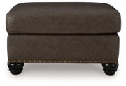 Roxmere Umber Ottoman - Gate FurnitureOttoman