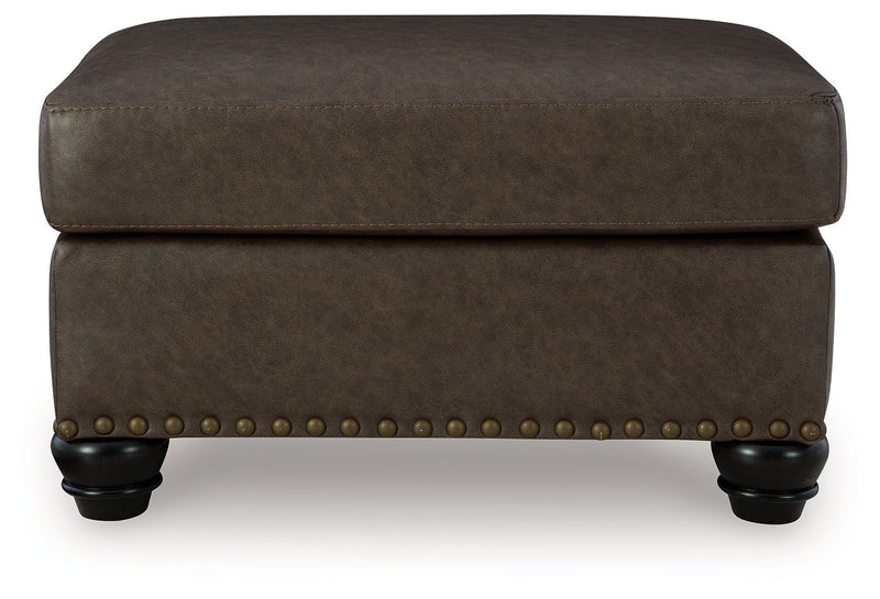 Roxmere Umber Ottoman - Gate FurnitureOttoman
