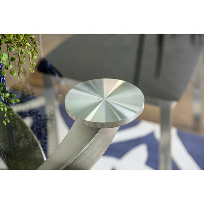 Roxo Silver/Black Dining Table - CM3729T-TABLE