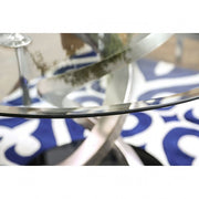 Roxo Silver/Black Dining Table - CM3729T-TABLE