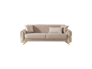 Royal 3-pieces (Sofa & Loveseat & Chair) Livingroom Set Beige in Beige - 101-ROY-ANK529-321