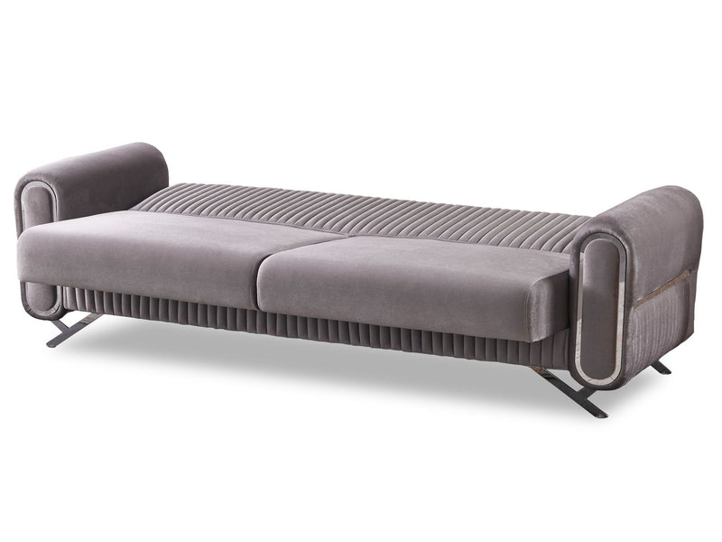 Royal 3-pieces (Sofa & Loveseat & Chair) Livingroom Set Light Grey in Light Grey - 101-ROY-LUX405-321