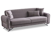 Royal Convertible Sofa Light Grey in Light Grey - 101-ROY-LUX405-3