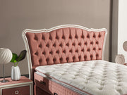 Royal King Storage Bed With Headboard Pink - King - 111-ROY-H18-200-SET