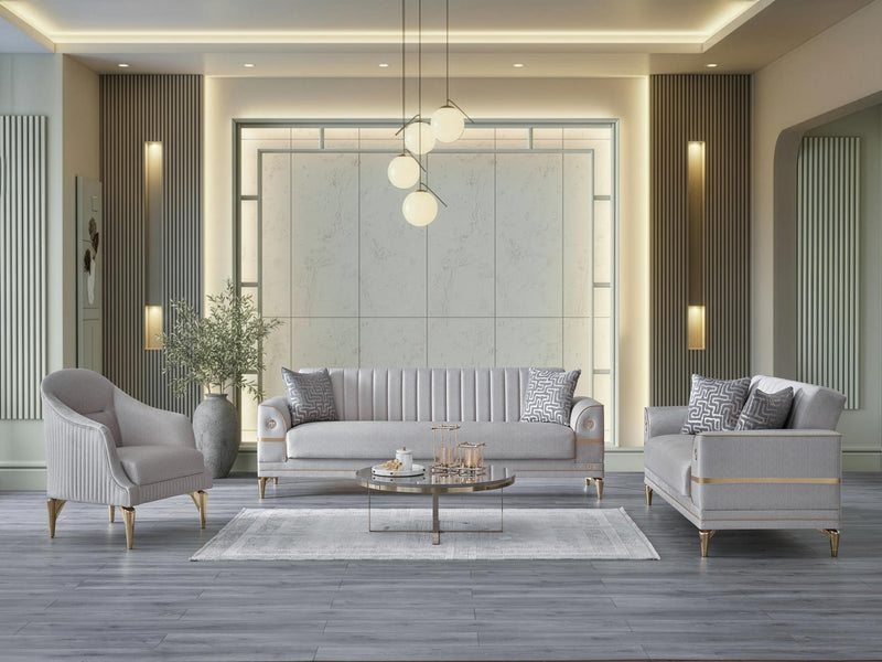 Royal Love Seat (Nevada Cream) - 20ROY2E00400003