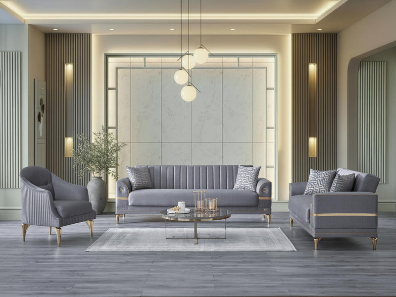 Royal Love Seat (Nevada Gray) - 20ROY2E00400004