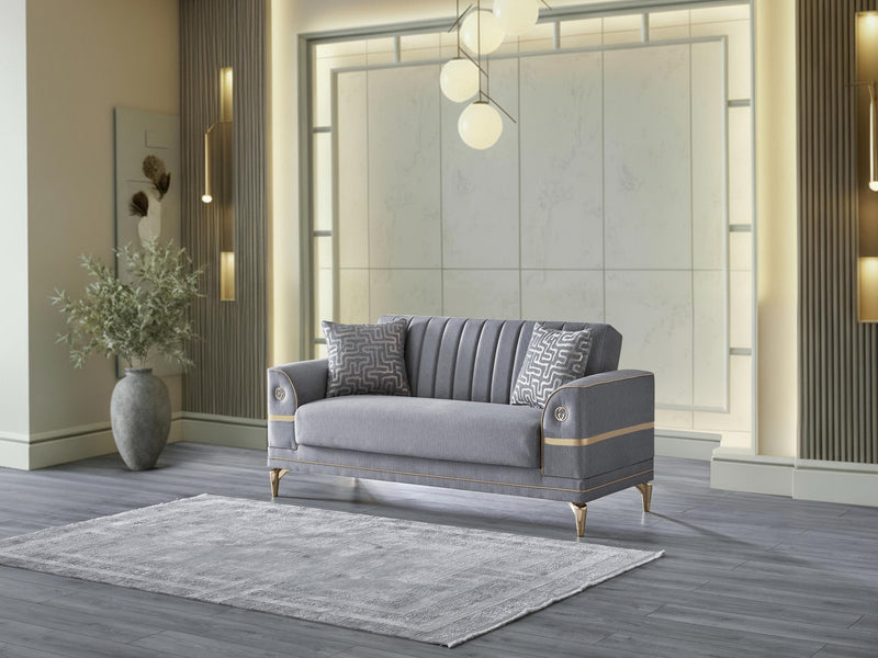 Royal Love Seat (Nevada Gray) - 20ROY2E00400004