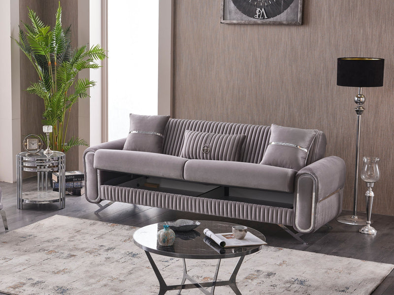 Royals 87" Wide Convertible Sofa - Gate FurnitureSofas