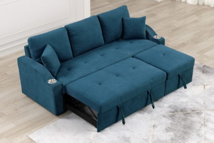 Royden Blue Sleeper Sofa - FM6963BL-PK