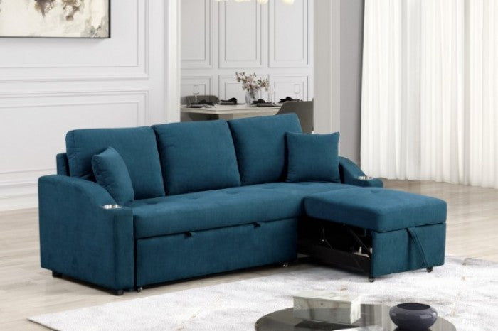 Royden Blue Sleeper Sofa - FM6963BL-PK