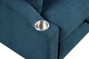Royden Blue Sleeper Sofa - FM6963BL-PK