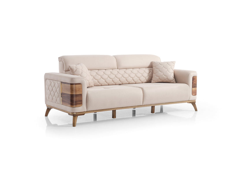 Ruby Convertible Sofa Beige in Beige - 101-RUB-VER091-3