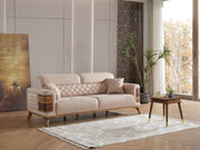 Ruby Convertible Sofa Beige in Beige - 101-RUB-VER091-3