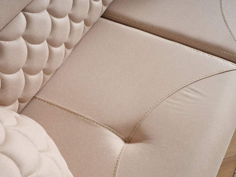 Ruby Convertible Sofa Beige in Beige - 101-RUB-VER091-3