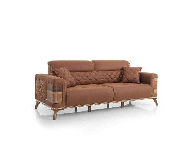 Ruby Convertible Sofa Brick in Brick - 101-RUB-VER095-3