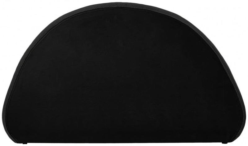 Rudy Teddy Fabric Full Bed Black - RudyBlack-F