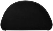 Rudy Teddy Fabric Queen Bed Black - Gate FurnitureQueen Bed