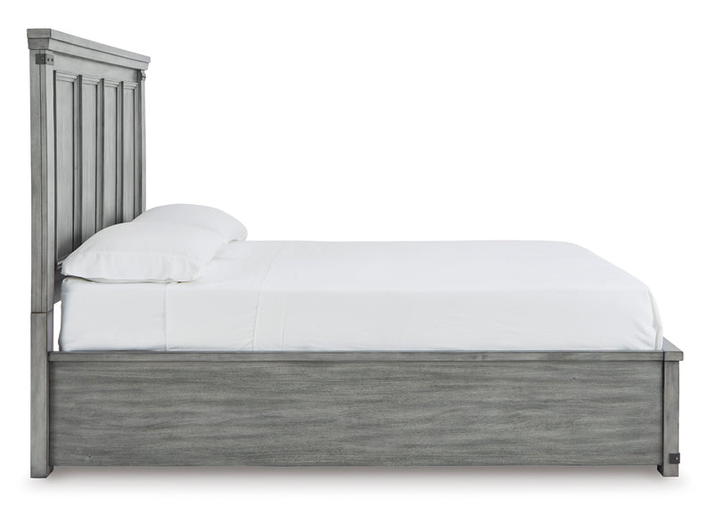 Russelyn Gray King Storage Bed - Gate FurnitureKing Bed